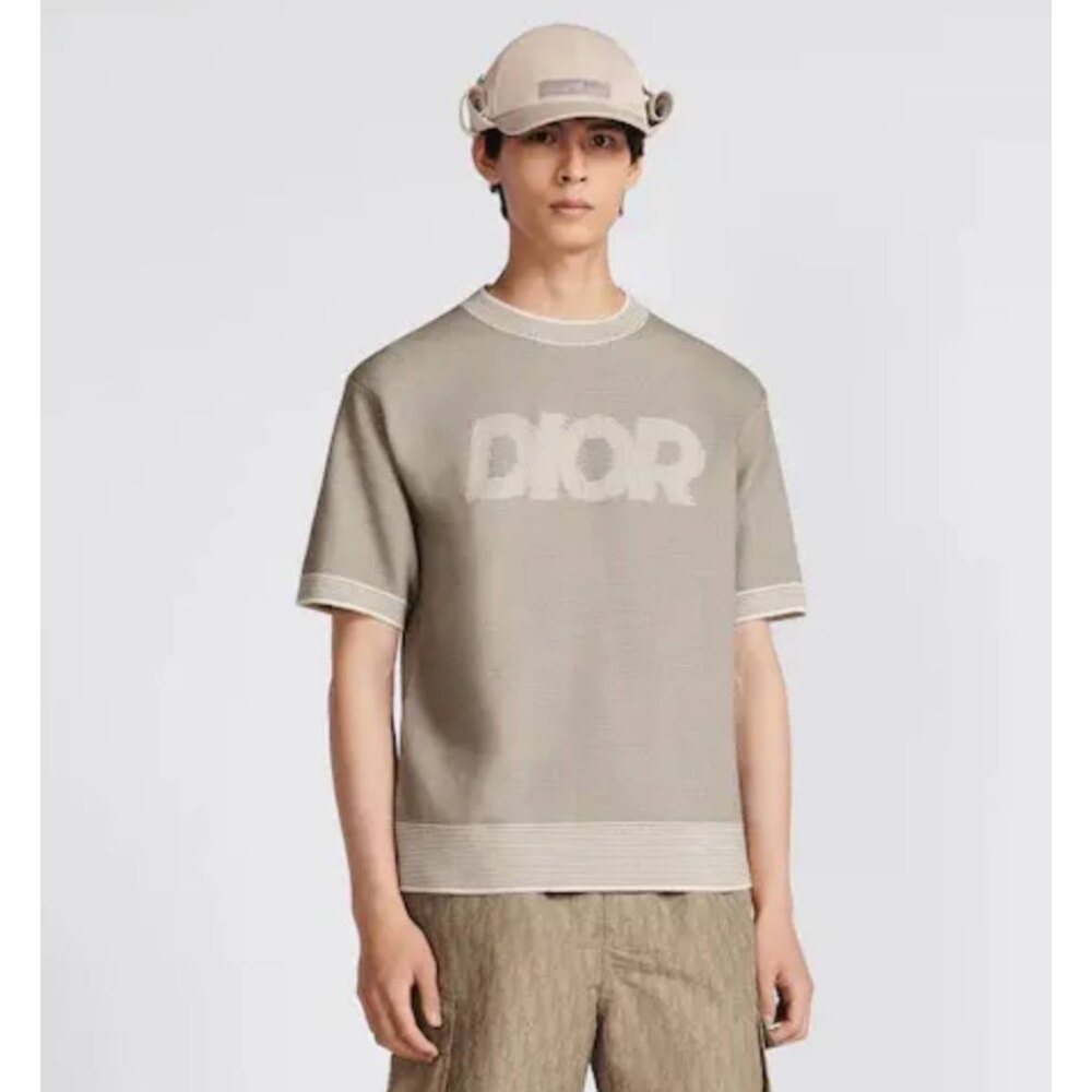 Dior Original Label Beige Knit T-Shirt