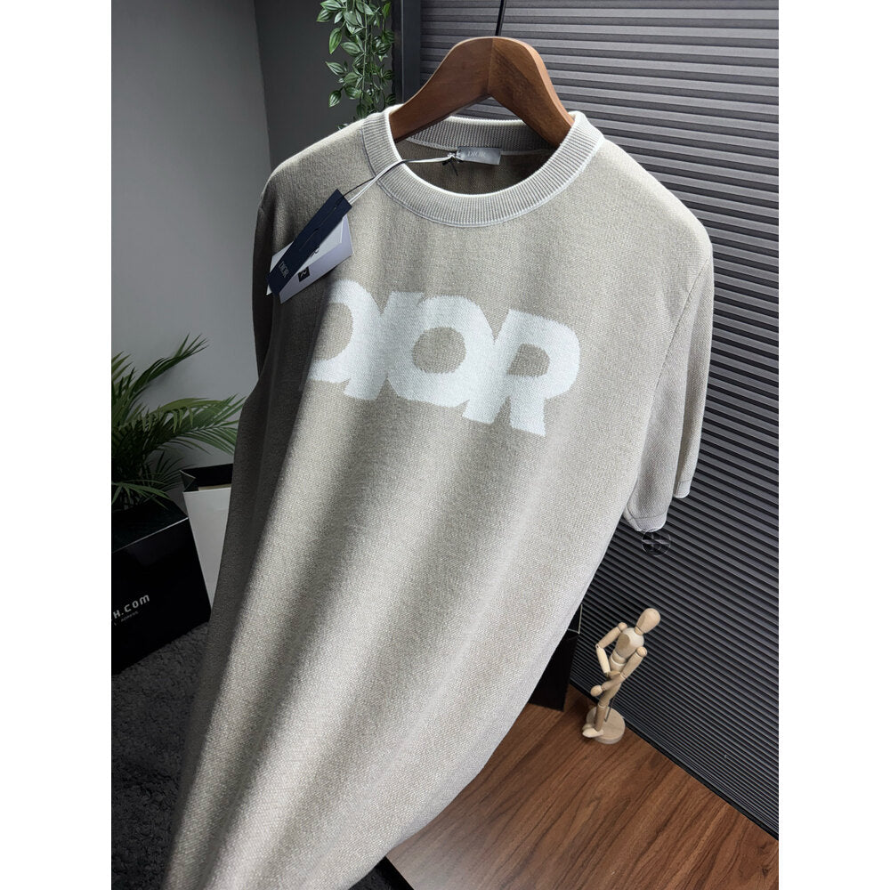 Dior Original Label Beige Knit T-Shirt