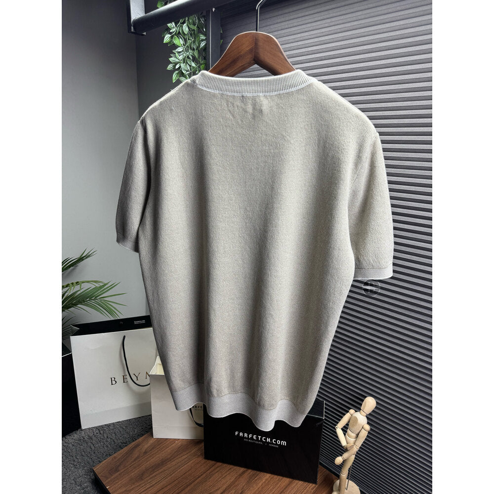 Dior Original Label Beige Knit T-Shirt